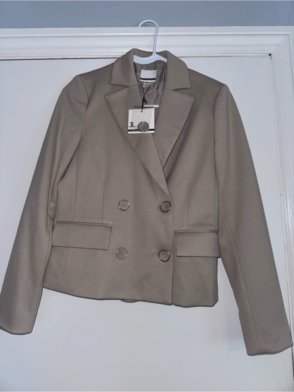 NWT Jules and Leopold Taupe Women's Blazer Jacket
